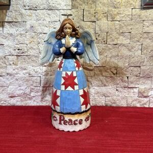 Jim Shore Heartwood Creek "Quiet Peace" Praying Angel  #4010530.  2008